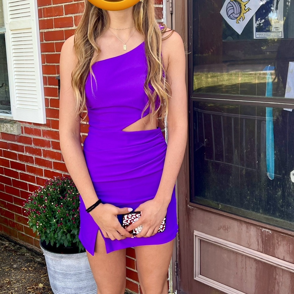 Rachel Allan Hoco dress